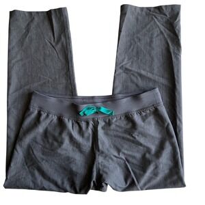 Figs Livingston Scrub Pants Womens L Petite Graphite Gray Technical Collection